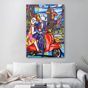 New York Lovers Forever (Original Painting)