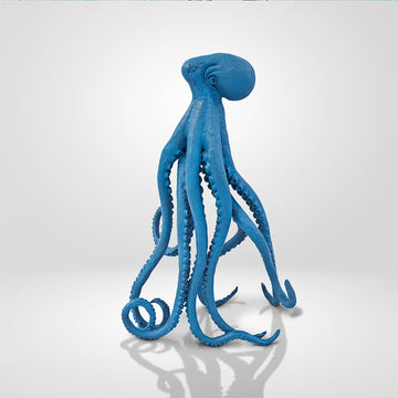 Octopus Up High (Bronze Sculpture, Small)