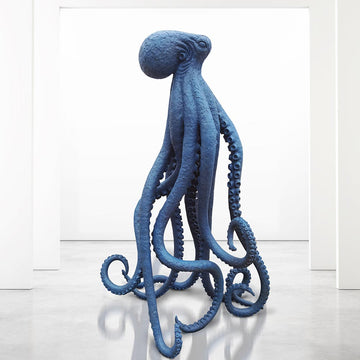 Octopus Stands Tall (Bronze Sculpture)