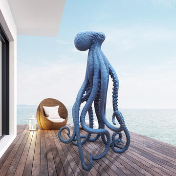 Octopus Stands Tall (Bronze Sculpture)