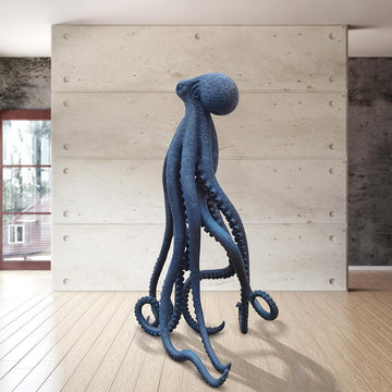 Octopus Stands Tall (Bronze Sculpture)
