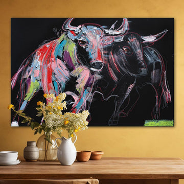 Odin, the Spirited Bull (Original Painting)