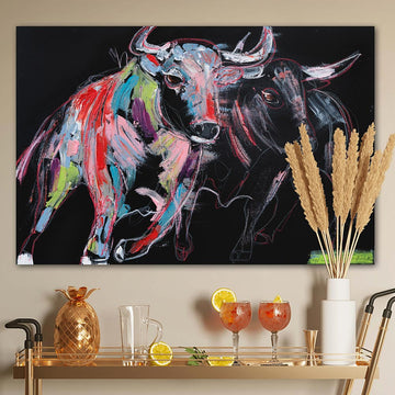 Odin, the Spirited Bull (Original Painting)