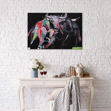 Odin, the Spirited Bull (Original Painting)