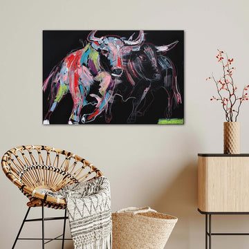 Odin, the Spirited Bull (Original Painting)