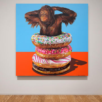 He just liked donuts (Original Painting)