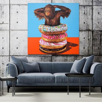 He just liked donuts (Original Painting)