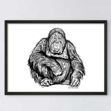 Orangutan Forever (Giclee Canvas Print)