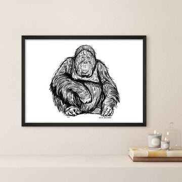 Orangutan Forever (Giclee Canvas Print)