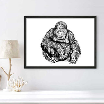 Orangutan Forever (Giclee Canvas Print)
