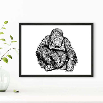 Orangutan Forever (Giclee Canvas Print)