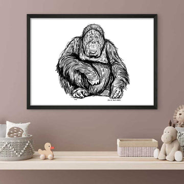 Orangutan Forever (Giclee Canvas Print)