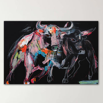 Orion, the Spirited Bull (Original Painting)