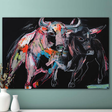 Orion, the Spirited Bull (Original Painting)