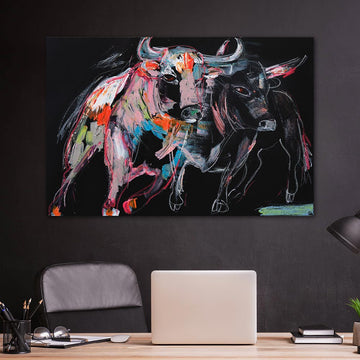 Orion, the Spirited Bull (Original Painting)