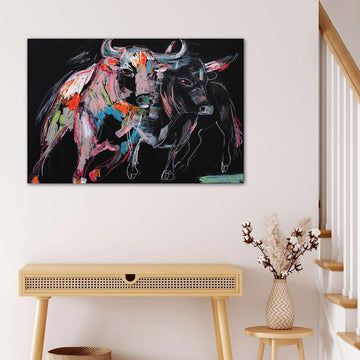 Orion, the Spirited Bull (Original Painting)