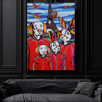 Paris Holidays (Original Painting)