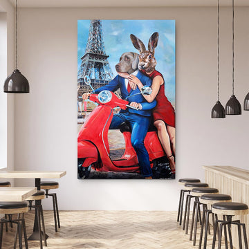 We Found Each Other in Paris (Original Painting)
