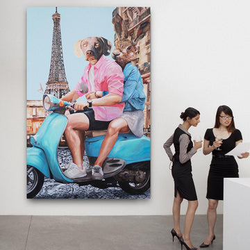 It Was Love at First Sight (Original Painting)