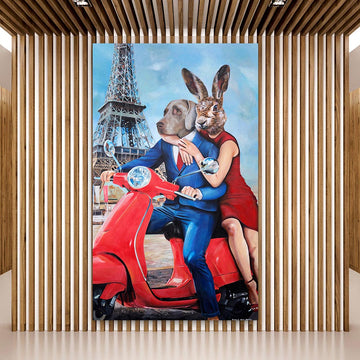 We Found Each Other in Paris (Original Painting)