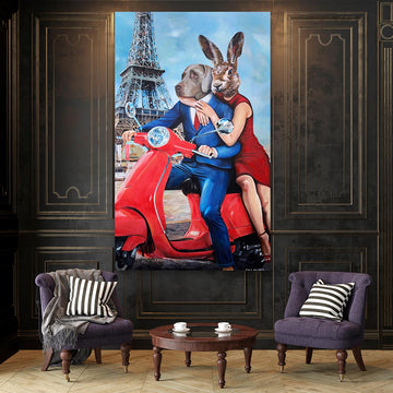 We Found Each Other in Paris (Original Painting)