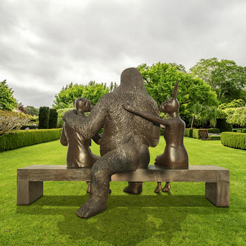 The Party Bench (Bronze Sculpture)