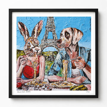 They Ate Pasta Whenever and Wherever They Could (Print)