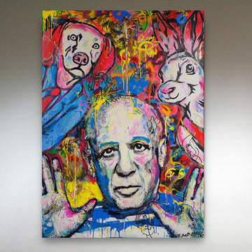 For Picasso with Love (Original Painting)