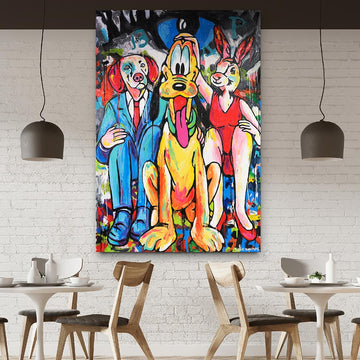 Pluto Was Their Pup (Original Painting)