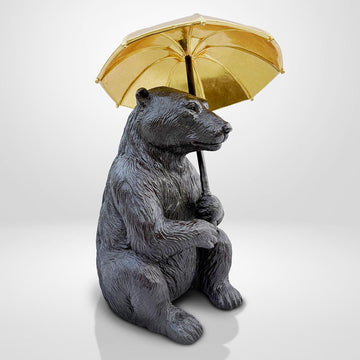 Polar Bear Under Cover (Bronze Sculpture, Small)