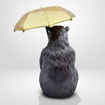 Polar Bear Under Cover (Bronze Sculpture, Small)