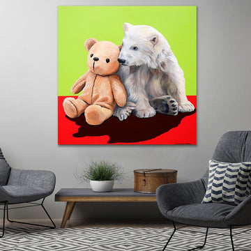 Polar Bear in Love (Original Painting)
