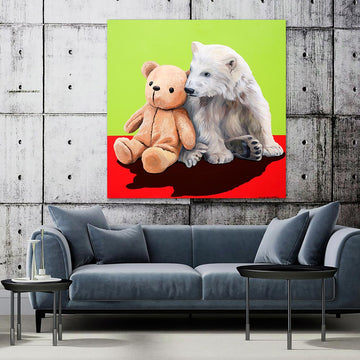 Polar Bear in Love (Original Painting)