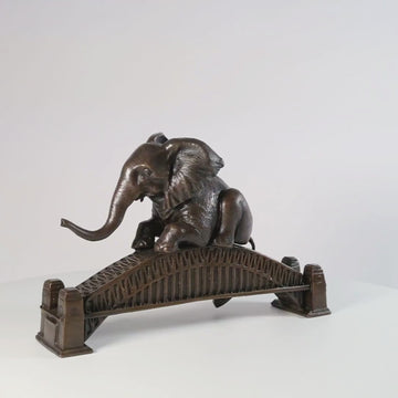 The Elephant Loved the Sydney Harbour Bridge (Bronze Sculpture, Small)