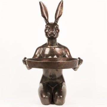 She Loved Helping Others (Bronze Sculpture)