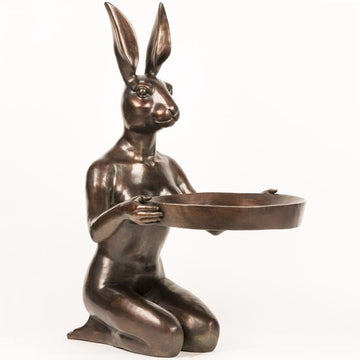 She Loved Helping Others (Bronze Sculpture)