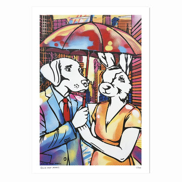 Loving in the Rain (Print)