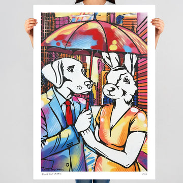 Loving in the Rain (Print)