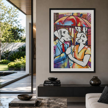 Loving in the Rain (Print)