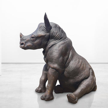 Raza the Rhino (Bronze Sculpture)