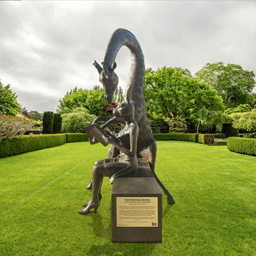 The Reading bench (Bronze Sculpture)