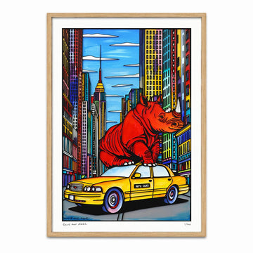 Red Rhino (Print)