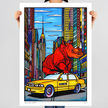 Red Rhino (Print)