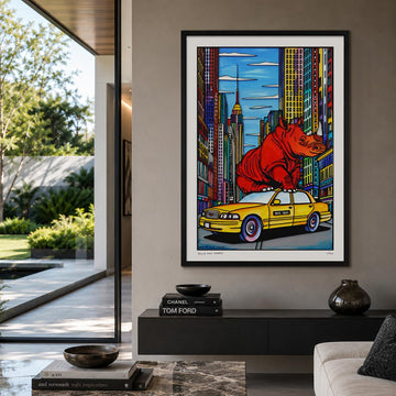 Red Rhino (Print)