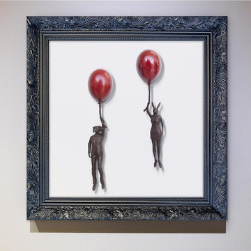 A Little More Hope (Bronze Sculpture in Frame)