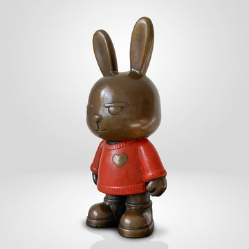 The Original Rabbitgirl of the Red Horizon (Bronze Sculpture, Small)