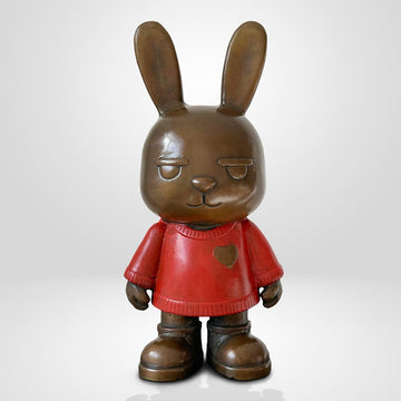 The Original Rabbitgirl of the Red Horizon (Bronze Sculpture, Small)