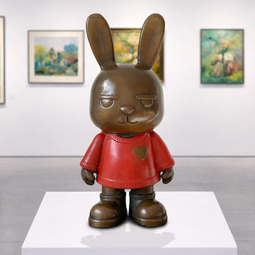 The Original Rabbitgirl of the Red Horizon (Bronze Sculpture, Small)