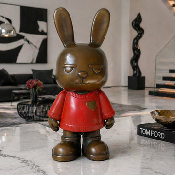 The Original Rabbitgirl of the Red Horizon (Bronze Sculpture, Small)