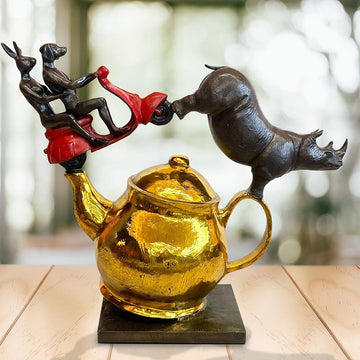 Round and Round We Go (Bronze Sculpture)